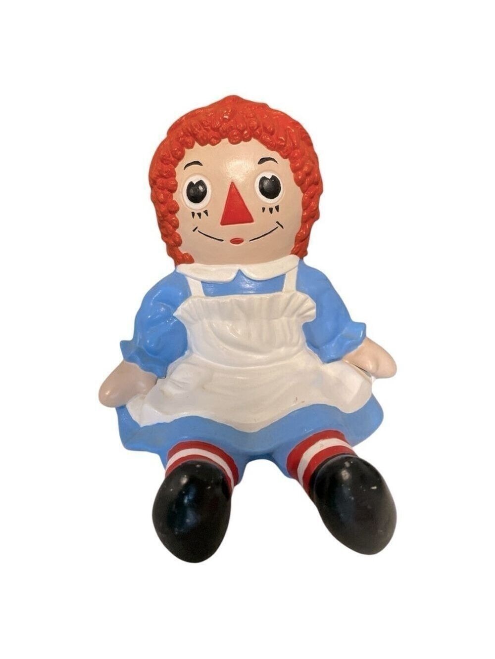 Vintage 1974 Ceramic Raggedy Ann Bookend